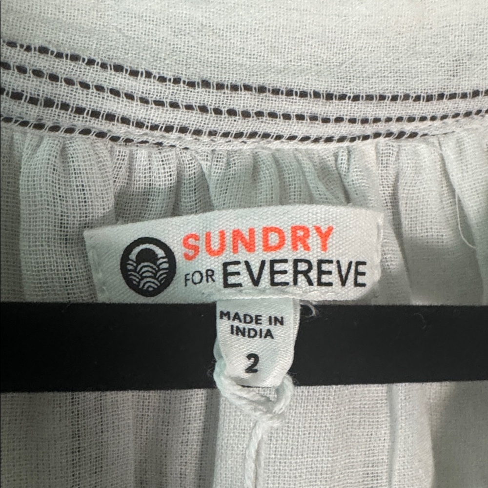 Sundry Cream Textured DRESS - Picture 2 of 4
